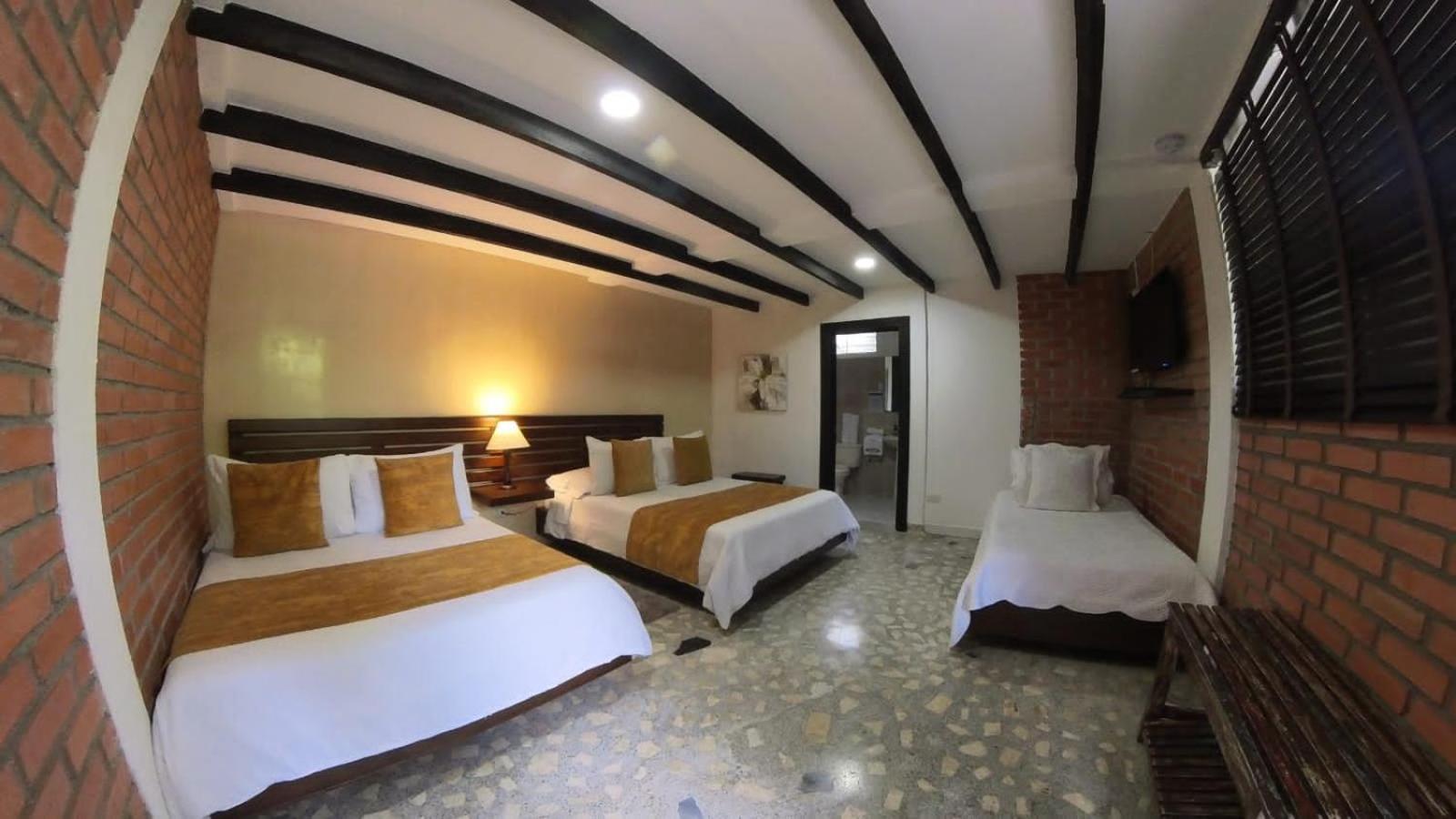 Hotel Visperas 산타 로사 데 카발 외부 사진