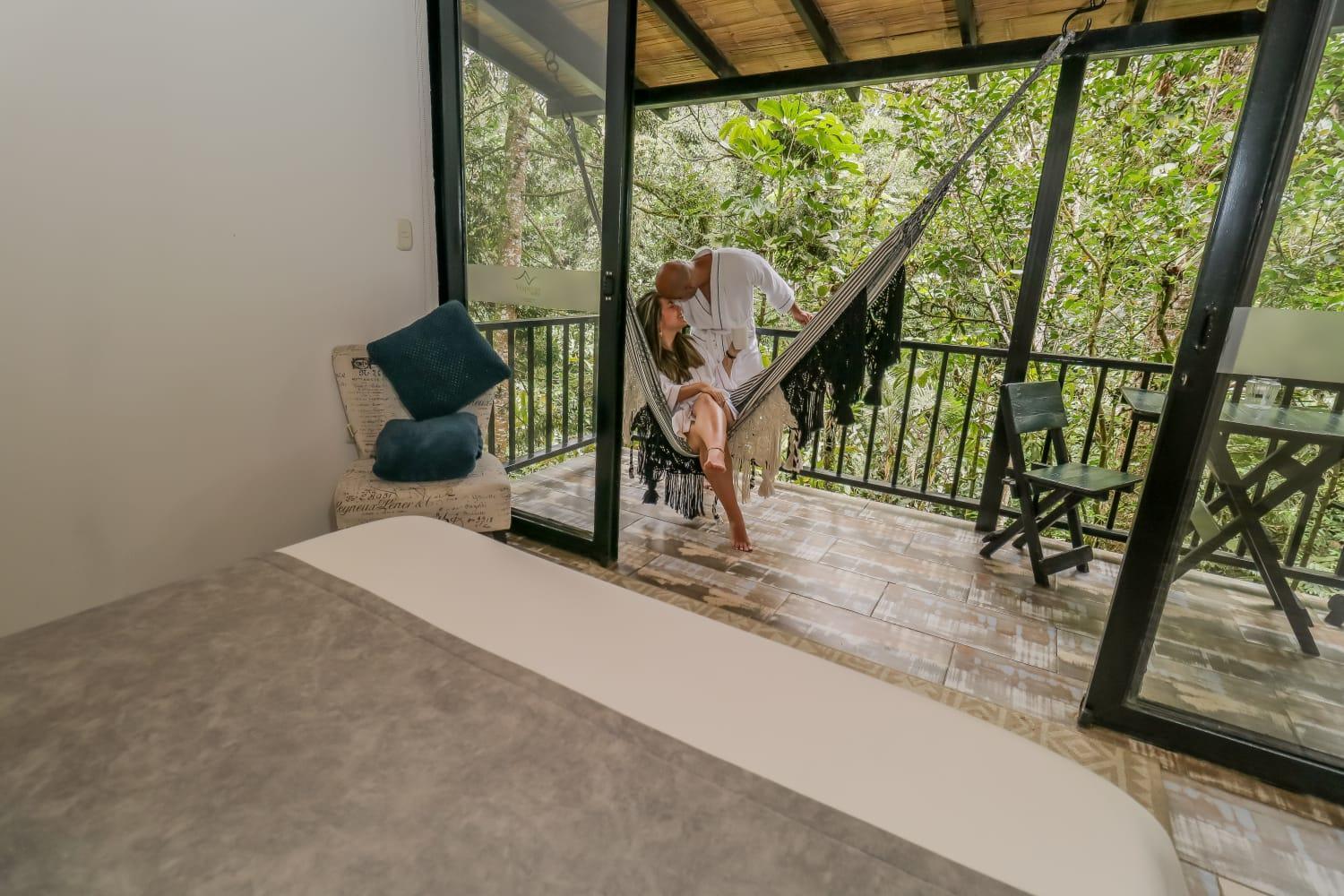 Hotel Visperas 산타 로사 데 카발 외부 사진